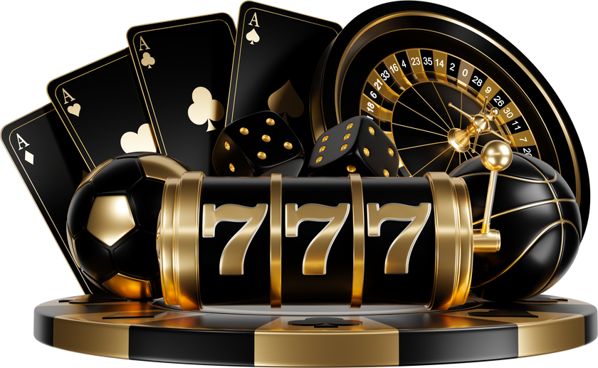 black gold roulette 777 slot machine ace card poker chip casino gamble element isolated. black gold roulette 777 slot machine ace card poker chip casino gamble element. roulette slot machine 3d render